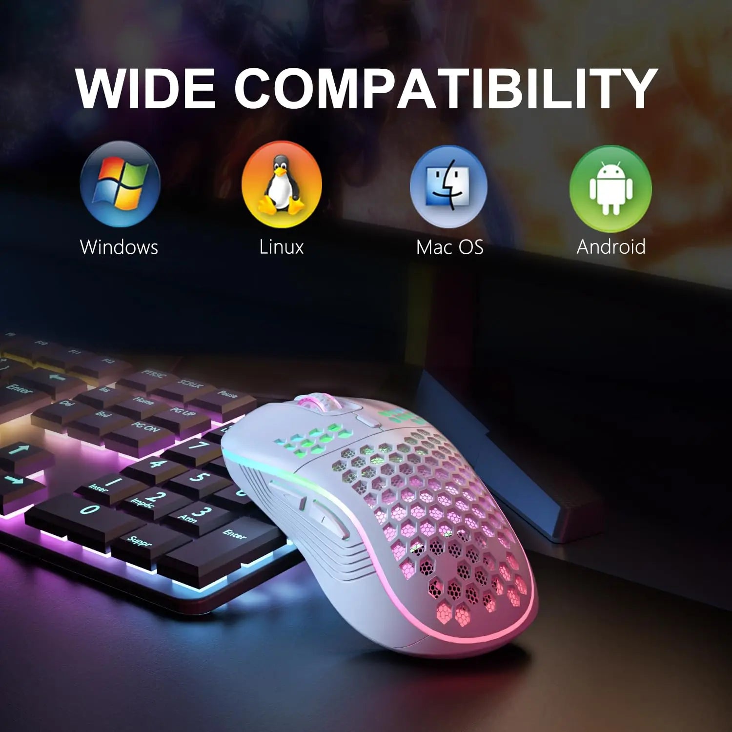 2.4G Wireless Gaming Mouse RGB