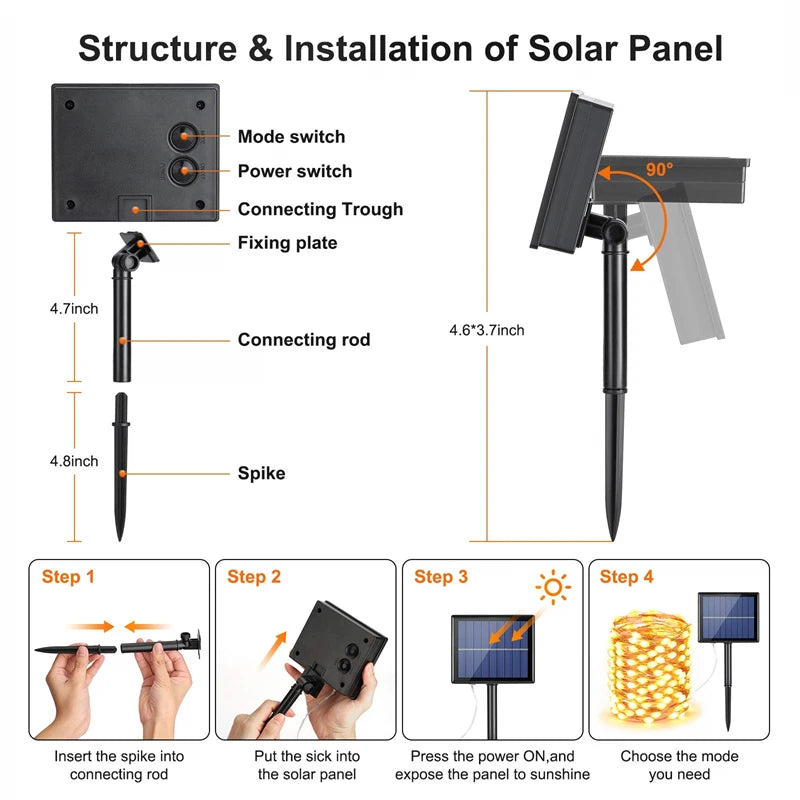 Solar Energy String Lights