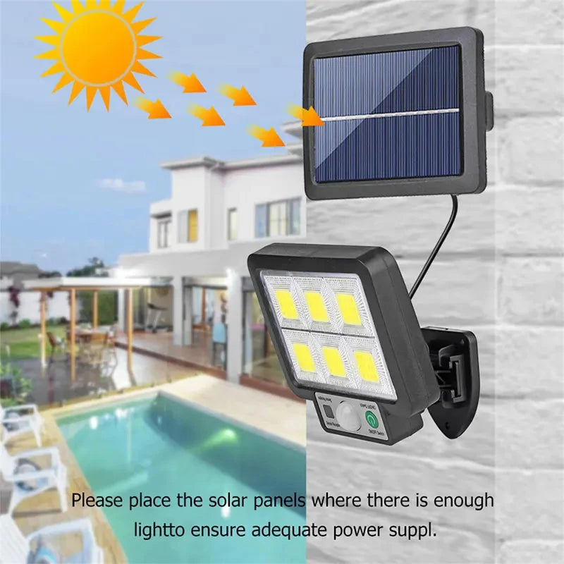 72 LED Solar Wall Lamp