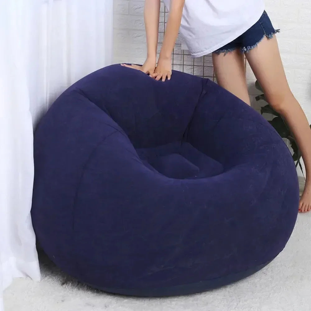 Spherical Flocking Inflatable Sofa