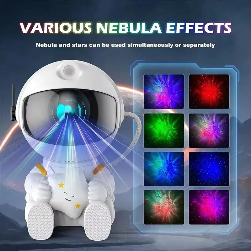 Astronaut Galaxy Stars Projector