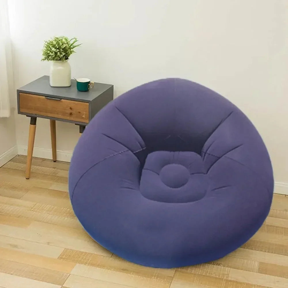 Spherical Flocking Inflatable Sofa