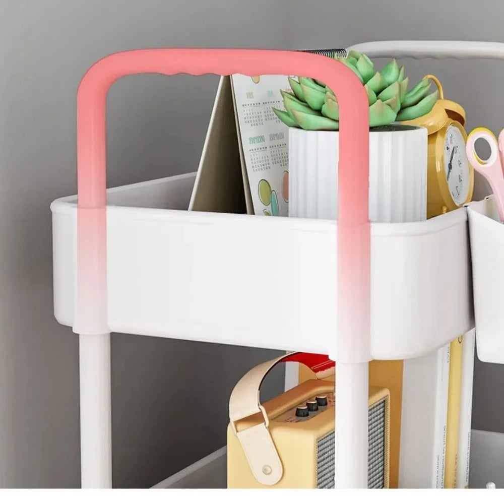 Multi-Layer Mobile Storage Shelf