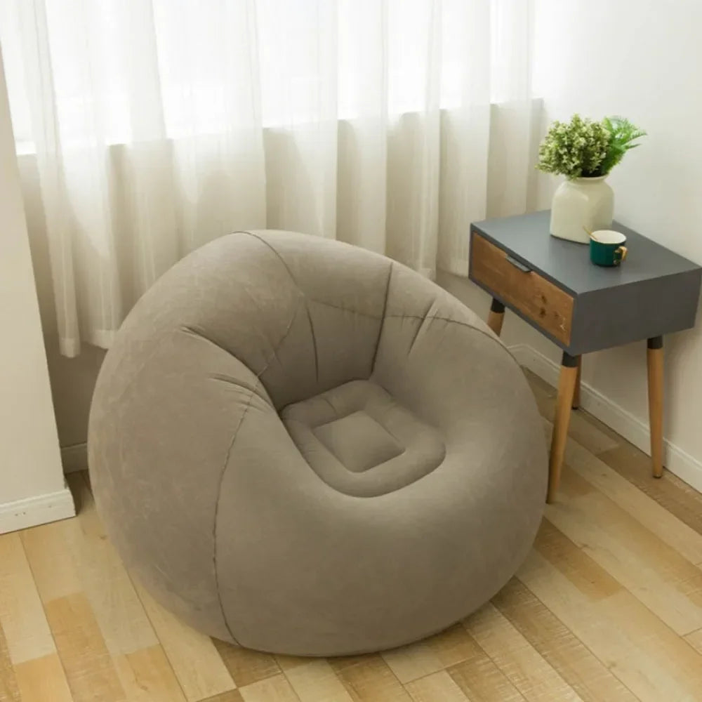 Spherical Flocking Inflatable Sofa