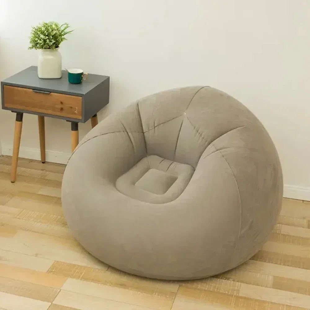 Spherical Flocking Inflatable Sofa