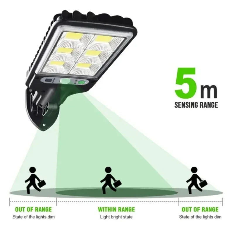 AmmToo 72COB Solar Wall Lamp