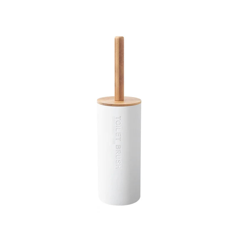 White Bamboo Bathroom Acessories